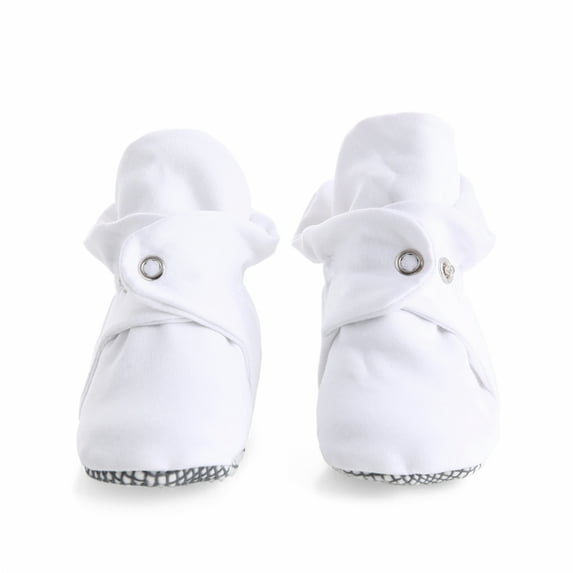 Ella Bonna Soft Baby Shoes, Cotton Baby Booties, White, 24-36 Months