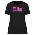 thumbnail image 1 of Ella Cute Pink Heart Name Tee Women's -Image by Shutterstock, 1 of 2