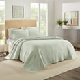 thumbnail image 1 of Ella European Matalasse Coverlet Set King Sage, 1 of 4