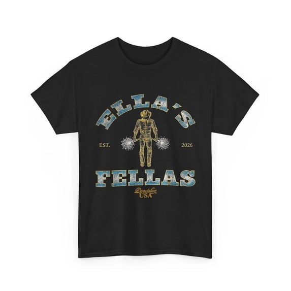 Ella Fella Fellas Ellas Unisex Matching Novelty Slogan T-Shirt