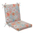 thumbnail image 1 of Ella Finley 70122 Reach for the Stars Indoor & Outdoor Square Chair Cushion, Orange, 1 of 2