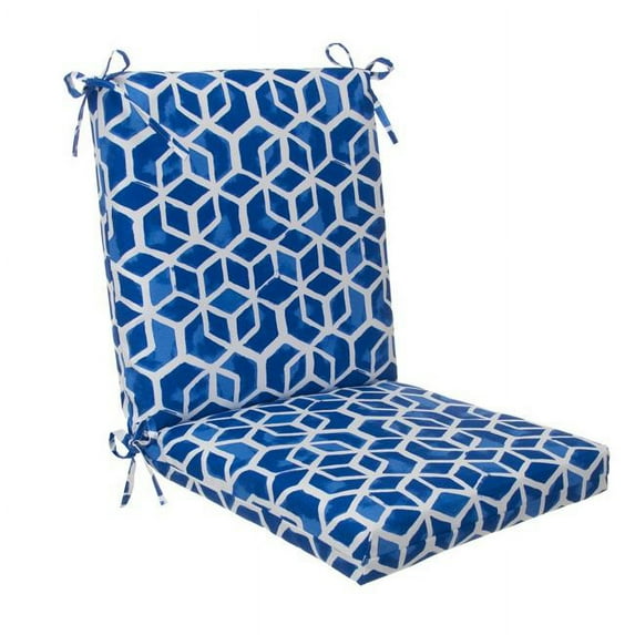 Ella Finley 70242 Inbox Indoor & Outdoor Square Chair Cushion, Blue