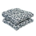 thumbnail image 1 of Ella Finley 70254 Inbox Indoor & Outdoor Reversible Wicker Seat Cushions, Grey - Pack of 2, 1 of 2