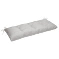 thumbnail image 1 of Ella Finley 70289 Indoor & Outdoor Reversible Tufted Loveseat & Bench Cushion with Ties, Storm, 1 of 2