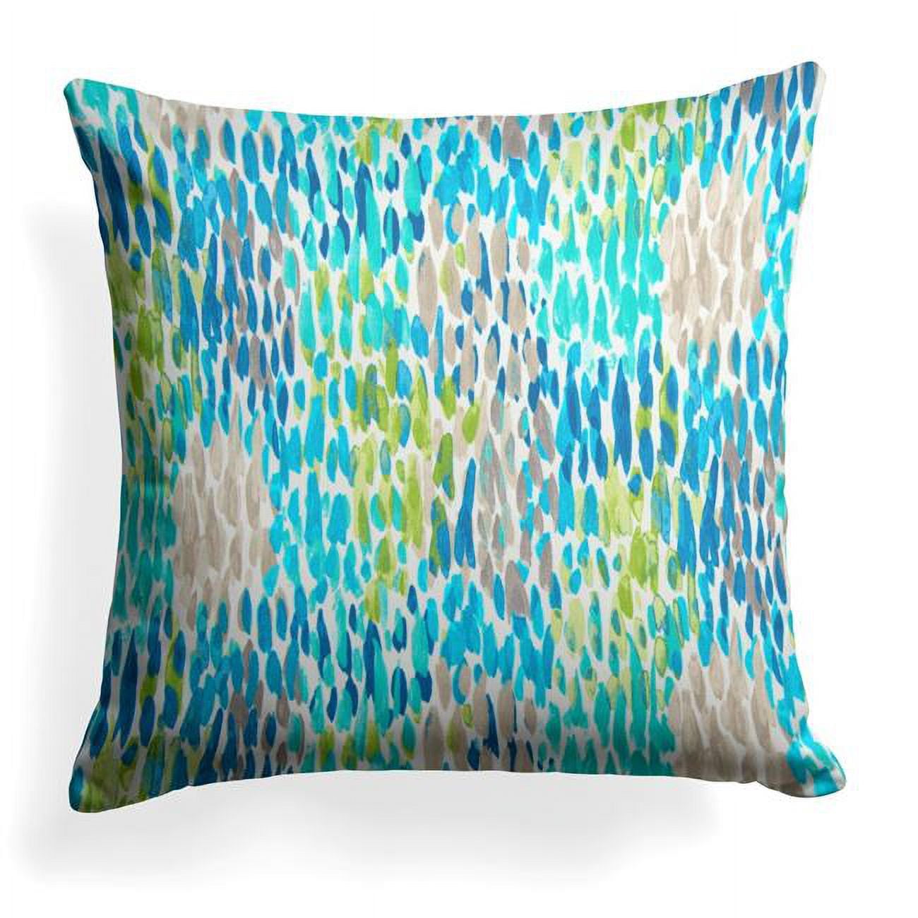 Ella Finley 70463 25 in. Indoor Outdoor Reversible Square Pillow Dab Grey Walmart