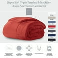 thumbnail image 1 of Ella Jayne All-Season Soft Brushed Microfiber Down-Alternative Twin Comforter-Brick Red, 1 of 6