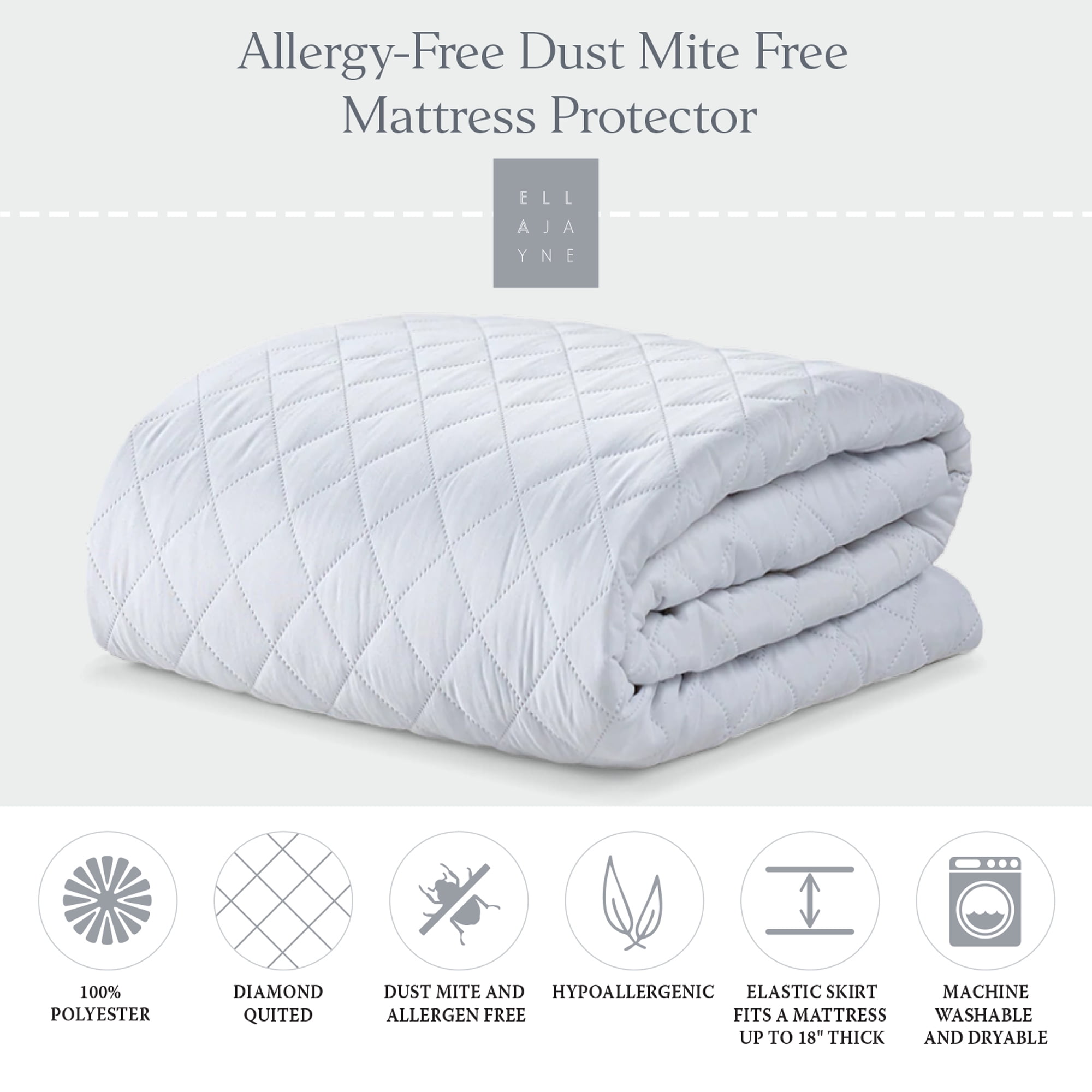 Ella Jayne AllergenFree Mattress Protector California King