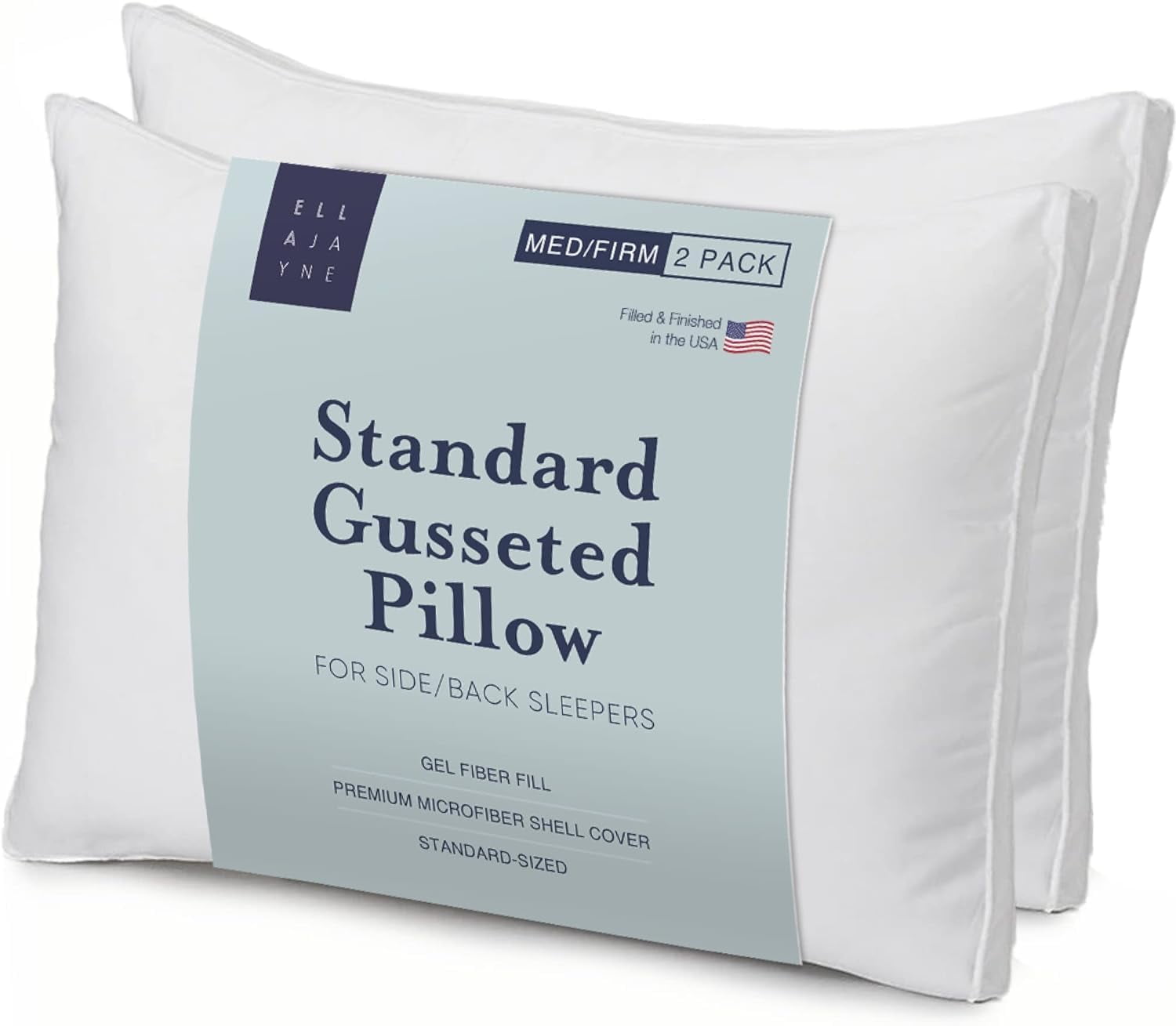 Ella Jayne Home King Size Bed Pillows 2 Pack White Hotel Pillows Gel