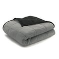 thumbnail image 1 of Ella Jayne Reversible 48"x72" Weighted Blanket - Grey/Black - 20lb, 1 of 4