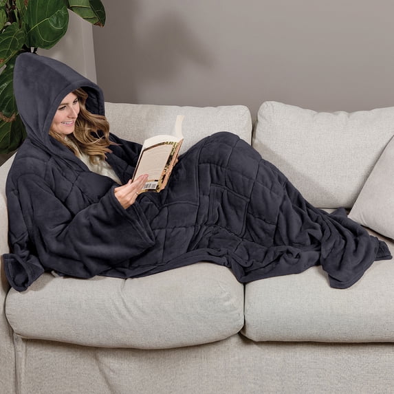 Ella Jayne Weighted Snuggle - Black