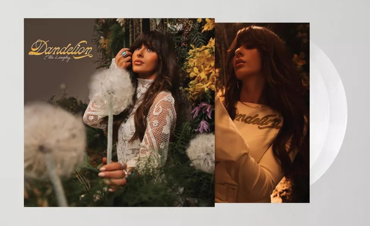 Ella Langley: Dandelion - Double Vinyl Record Album - White Puffball Color Variant Records & LPs