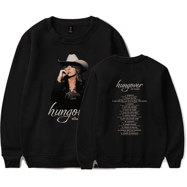 Ella Langley Merch Sweatshirt Hungover Album Tracklist Long Sleeve Crewneck Unisex Country Music Clothes