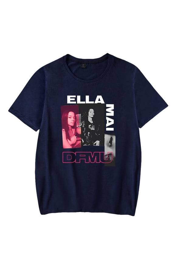 Ella Mai T-Shirt Merch Women Men Casual Streetwear Printed Trend Fashion Summer Tops Tee