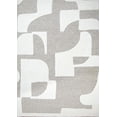 thumbnail image 1 of Ella Millie Ivory and Natural Hand Tufted Wool Area Rug, 1 of 7