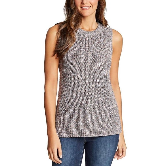 Ella Moss Ladies' Sleeveless Sweater Tank Top, Mood Indigo, Medium - NEW