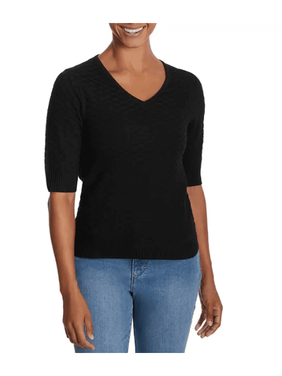 Women's Elbow Sleeve Sweater Back Size XS