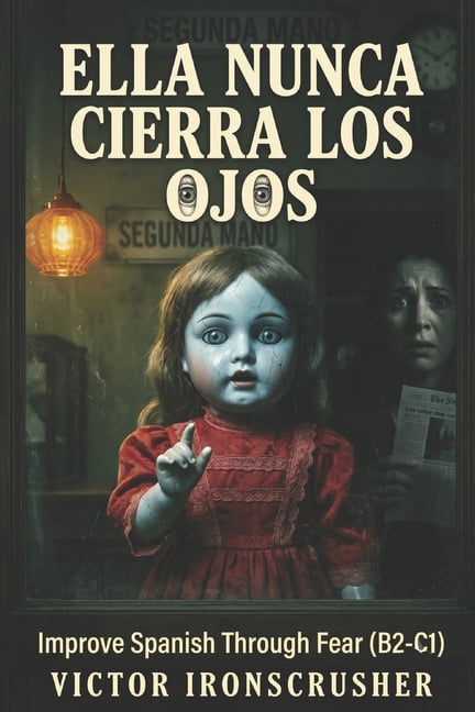 Ella Nunca Cierra los Ojos: Learn Spanish Through Fear: A B2-C1 Graded Reader in Psychological Horror, (Paperback)