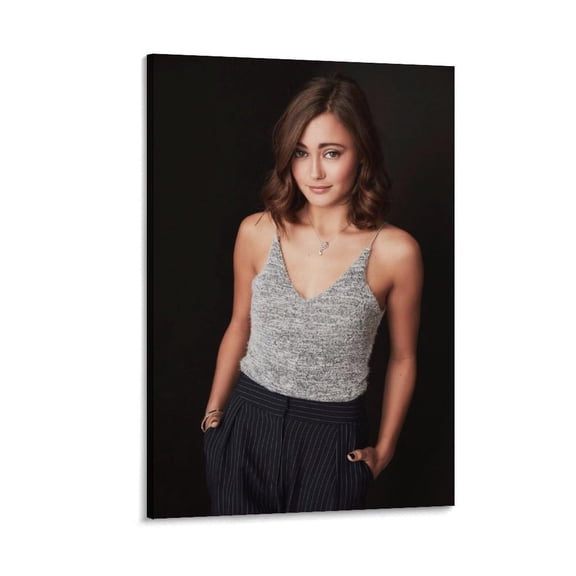 Ella Purnell Poster Actress (2) Print Photo Art Painting Canvas Poster Home Decorative Bedroom Modern Decor Posters