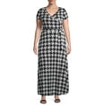 thumbnail image 1 of Ella Samani Plus Size Short Sleeve Maxi Wrap Dress, 1 of 6