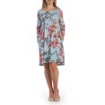 thumbnail image 1 of Ella Samani Women's Plus Size 3/4 Sleeve T-shirt Dress with Pockets on the Side., 1 of 2