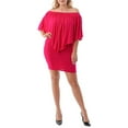 thumbnail image 1 of Ella Samani Women's Plus Size Dress with Overlay Cape, 1 of 3