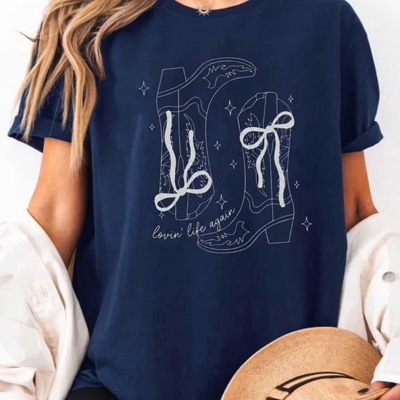 Ella T-Shirt, Loving Life Again Dandelion Song Lyric Inspired Tee, Country Concert T-Shirt, Langley Western Tour T-shirt Sizes S-5XL