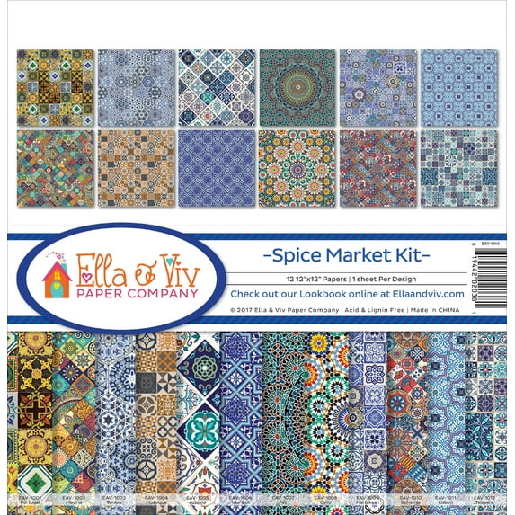 Ella & Viv Collection Kit 12"X12"-Spice Market