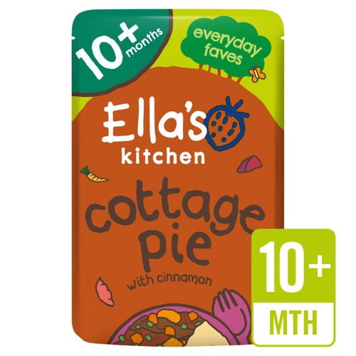 Ella's Kitchen Cottage Pie Baby Food Pouch 10+ Months 190g, British Import (Pack of 2)