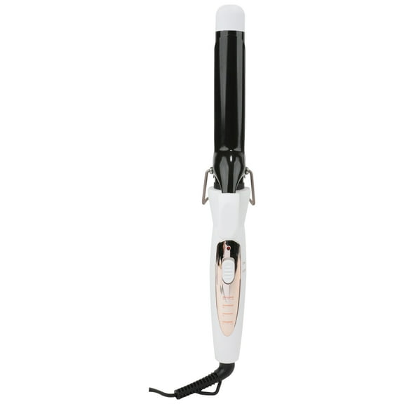 Elle 1" Ceramic Hair Curling Wand, White