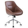 thumbnail image 1 of Elle Décor Taissy Mid-Back Chair, Mocha, 1 of 6