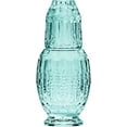 thumbnail image 1 of Elle Décor Vintage Bedside 33 oz. Water Carafe With Tumbler, 2-Piece Set - Green, 1 of 7