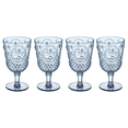Elle Decor Acrylic Wine Goblets, Set of 4, 15Ounce, Unbreakable Acrylic Wine Glasses