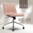 thumbnail image 1 of Elle Decor Adelaide Office Chair Light Pink, 1 of 8