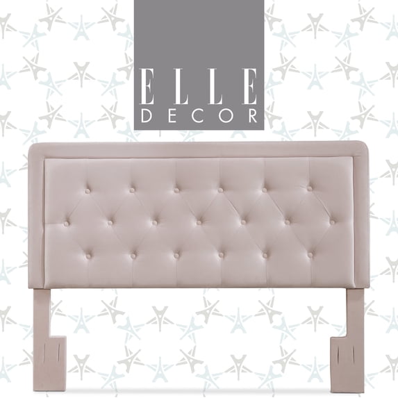 Elle Decor Amery Queen Modern Headboards Panel, Pink