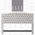 thumbnail image 1 of Elle Decor Celeste King Size Headboard Pearl Grey Velvet, 1 of 7
