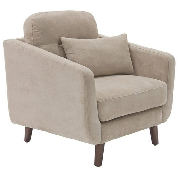 Elle Decor Chloe Arm Chair in Beige