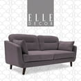 thumbnail image 1 of Elle Decor Chloe Loveseat in Dark Gray, 1 of 5