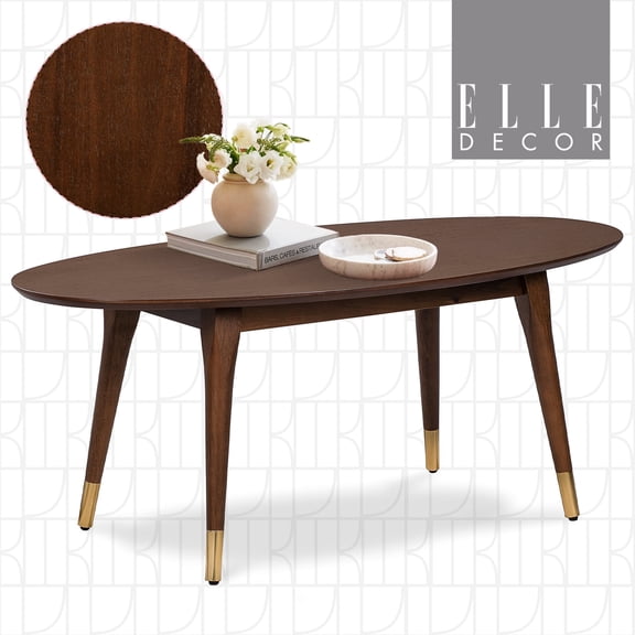 Elle Decor Clemintine Coffee Table Walnut