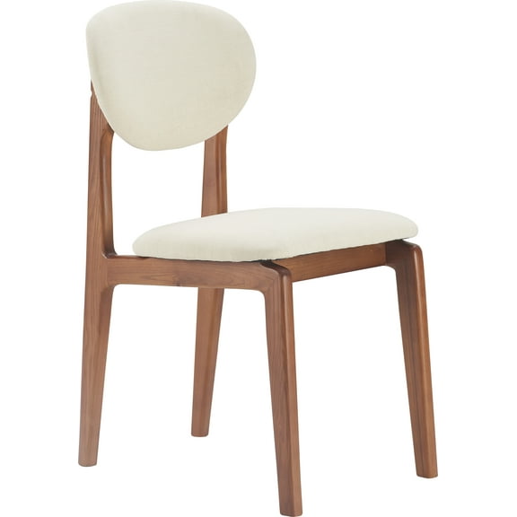 Elle Decor Coralie Dining Chair Set of 2 Buttercream