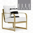 thumbnail image 1 of Elle Decor Mirabelle Outdoor Accent Chair, Gold, 1 of 15