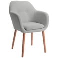 thumbnail image 1 of Elle Decor Roux Arm Chair in French Gray, 1 of 10