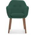thumbnail image 1 of Elle Decor Roux Arm Chair in French Turquoise, 1 of 10
