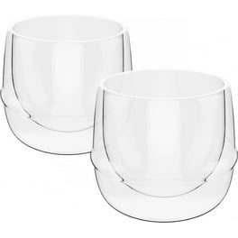 Modern Double Wall Glass Coffee Mugs - Our Dining Table