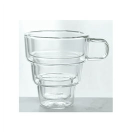 Mainstays Clear Camp Glass Mug, 18 fl oz, Heat-Resistant Borosilicate Glass
