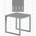 thumbnail image 1 of Elle Decor Tropez Outdoor Side Table Grey, 1 of 5