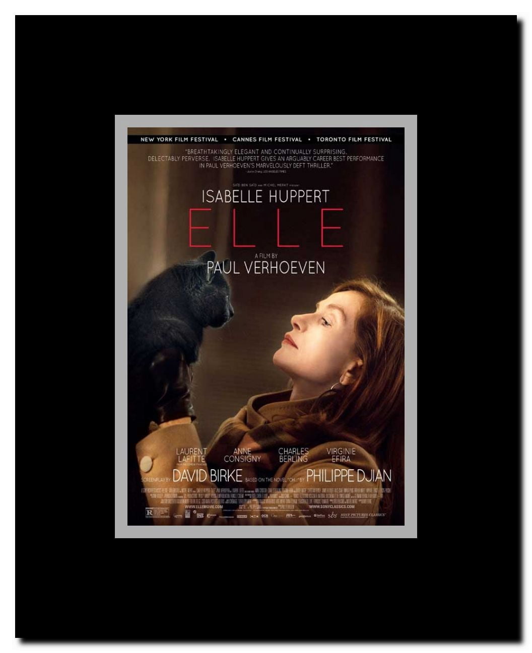 Elle Framed Movie Poster