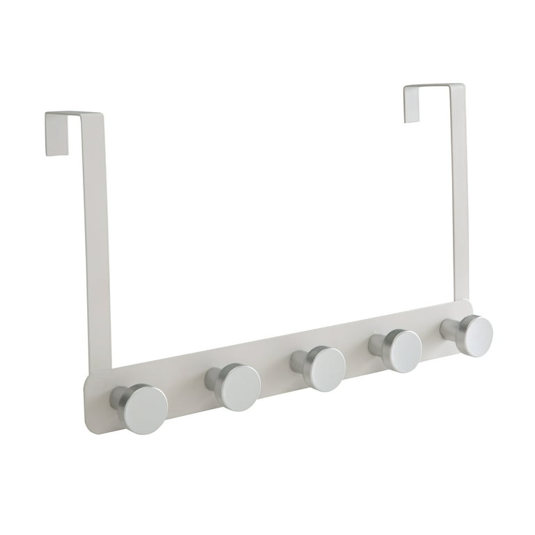 Elle Home 5 Hook over the Door Hook in White