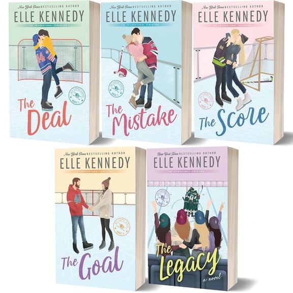 Elle Kennedy Off-Campus Series 5 Books Collection Set The Deal, The Mistake, The Score, The Goal & The Legacy