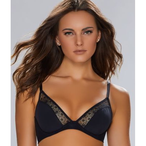 Elle Macpherson Demi Bra, BLACK, 32B