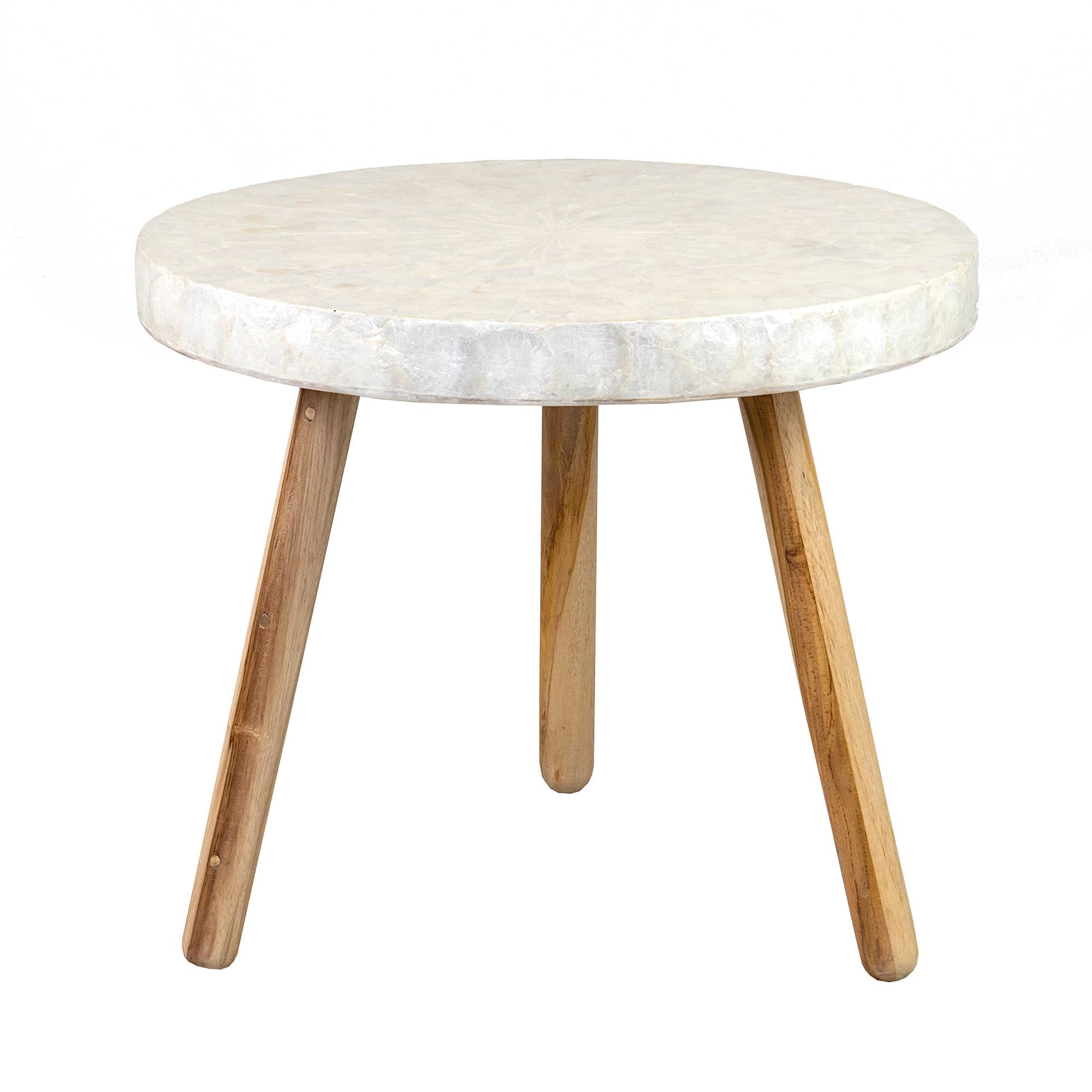 Capiz end table deals